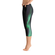 Aurora Borealis Capri Leggings - 57 Peaks
